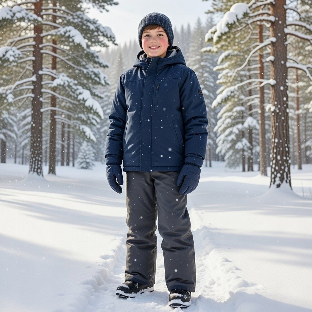 NWOT Obermeyer Kid's Black Snow Pants, Size‎ 8